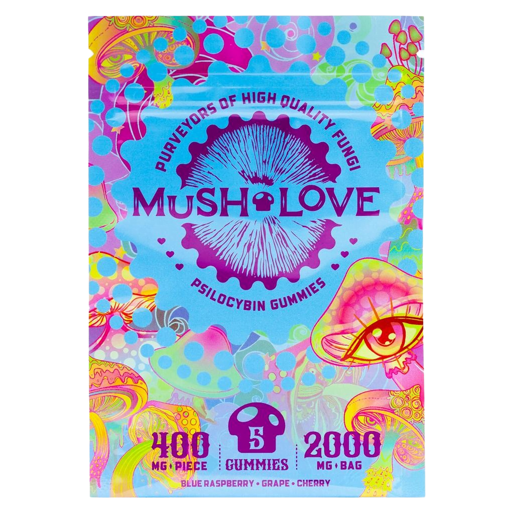 Mush Love – Blue Raspberry, Cherry and Grape Gummies